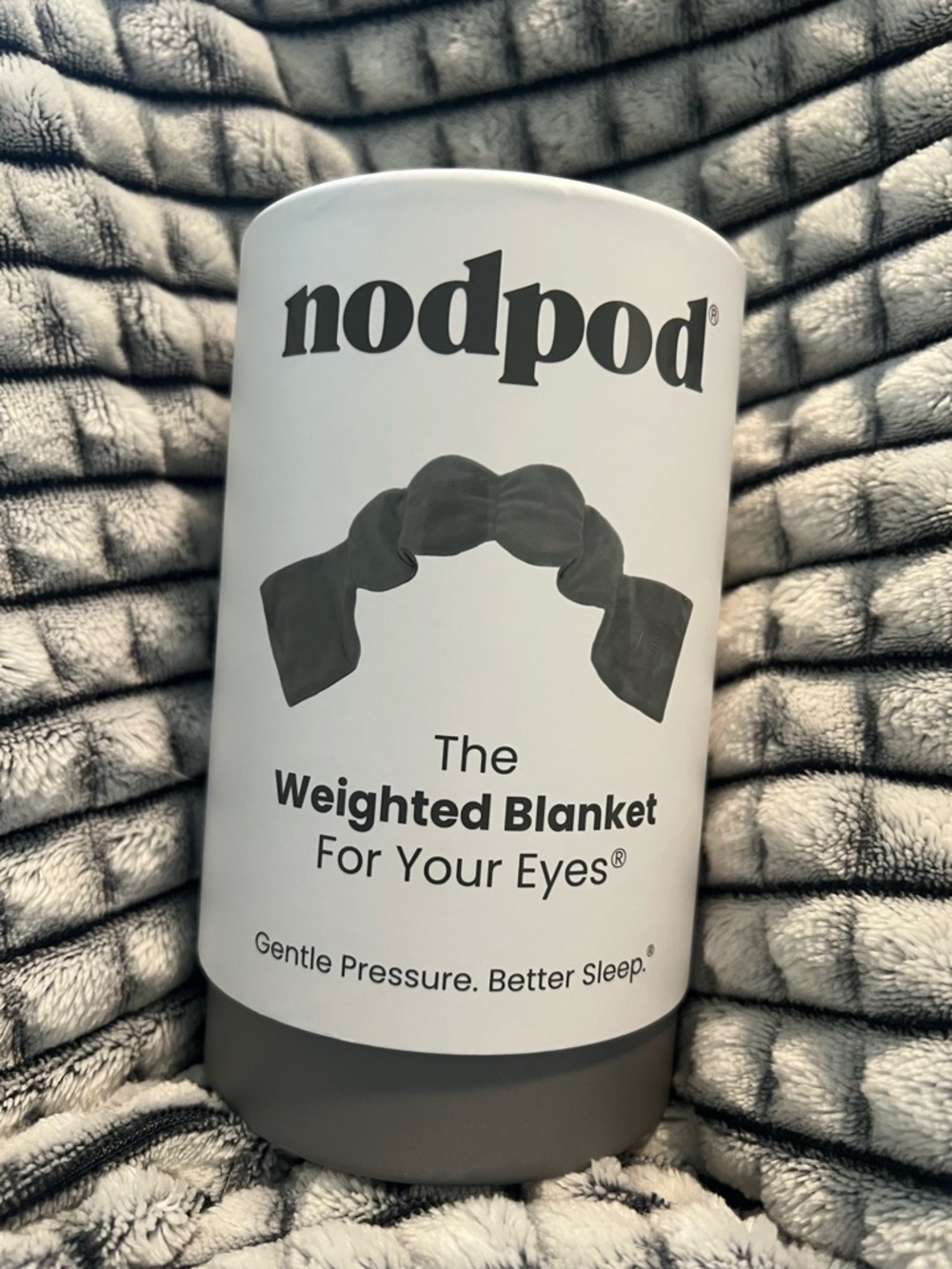 nodpod Weighted Eye Blanket - Gray